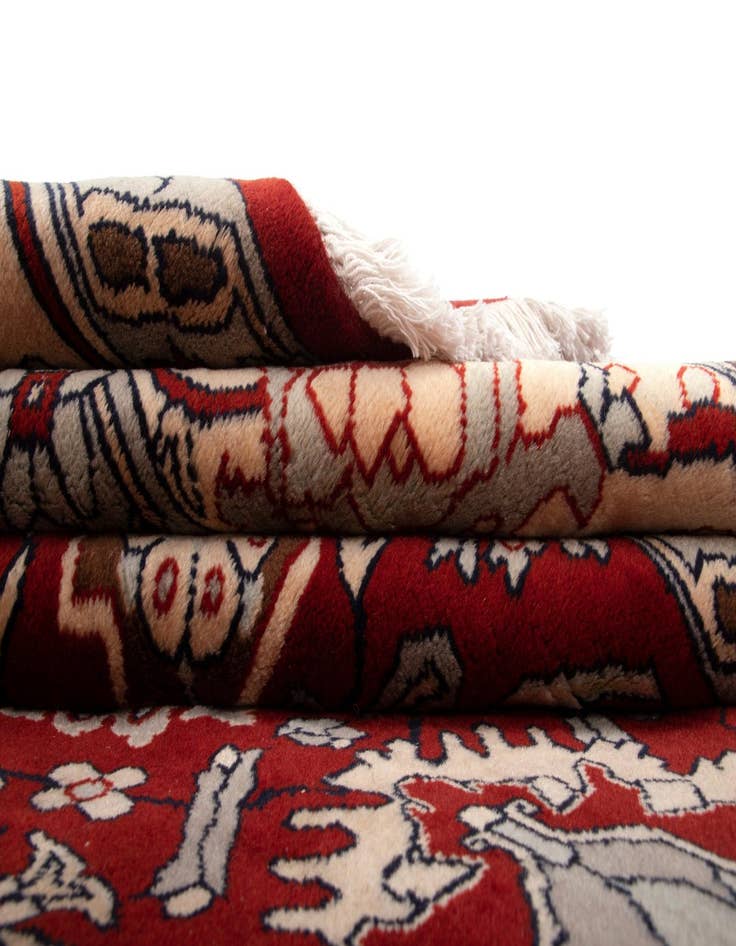 Detail image of  8' 3 x 10' 6  Hand Knotted Indo Tabriz Wool Rug