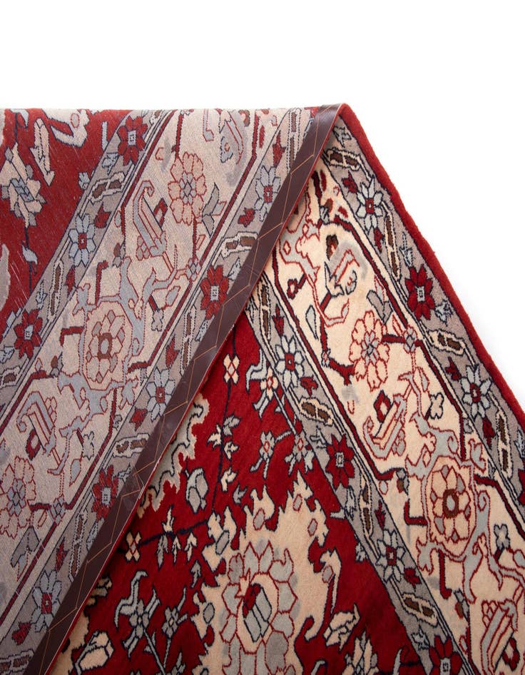 Detail image of  8' 3 x 10' 6  Hand Knotted Indo Tabriz Wool Rug