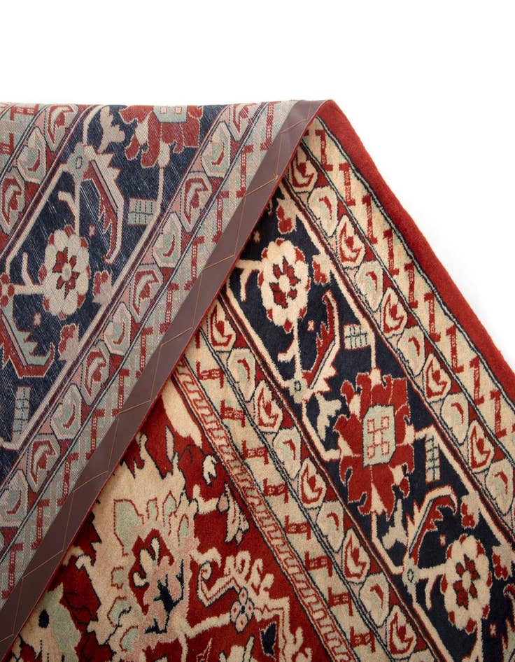 Detail image of  8' 4 x 9' 11  Hand Knotted Indo Tabriz Wool Rug