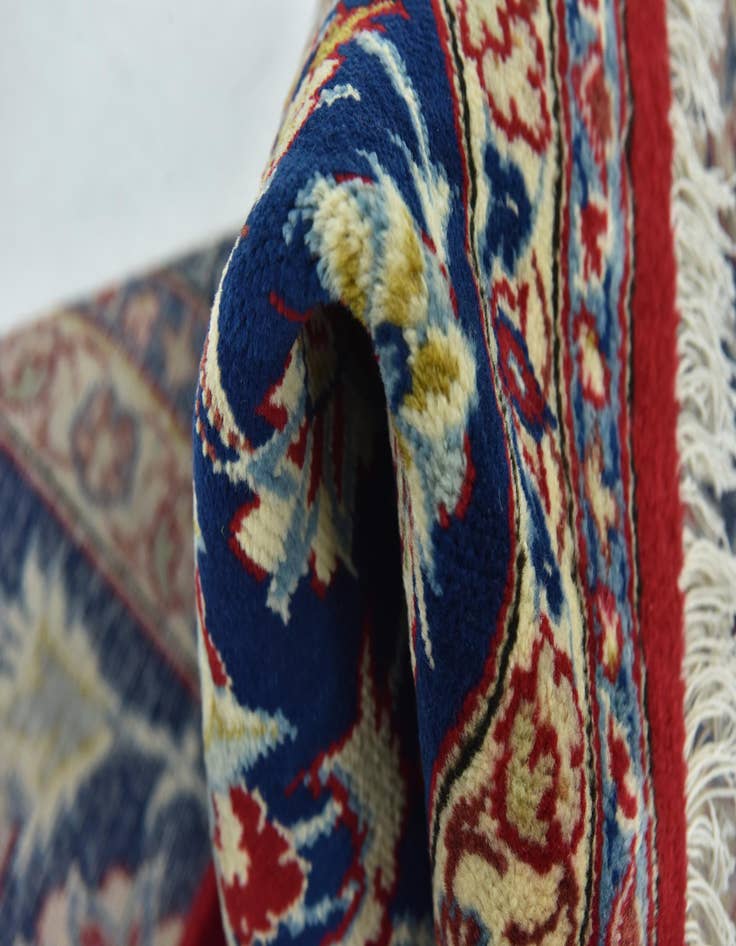 Detail image of 10' x 13' 7 Hand Knotted Isfahan Persian Wool Rug