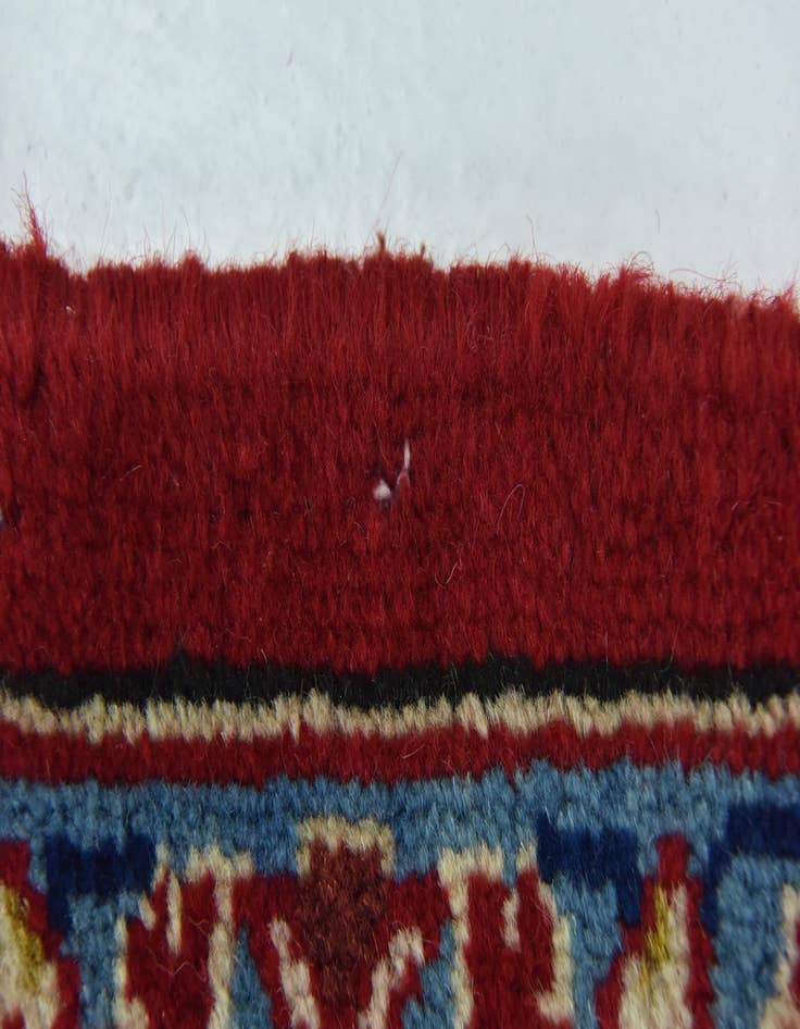 Detail image of 10' x 13' 7 Hand Knotted Isfahan Persian Wool Rug