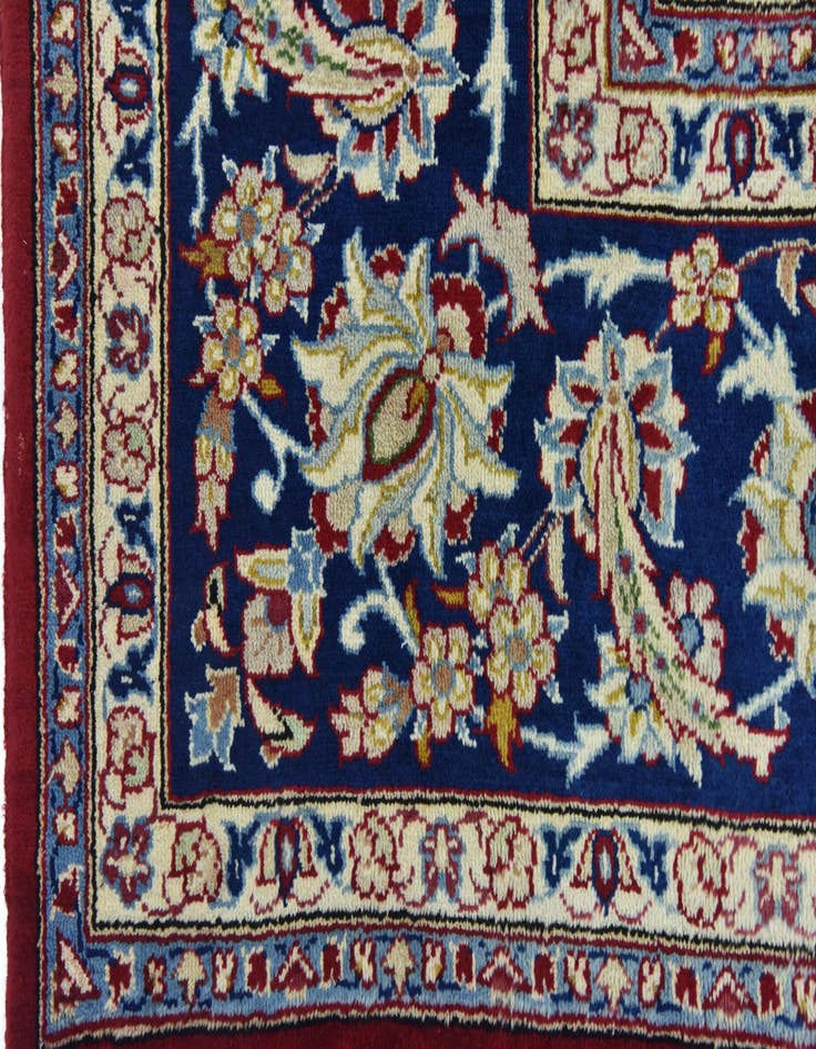 Detail image of 10' x 13' 7 Hand Knotted Isfahan Persian Wool Rug