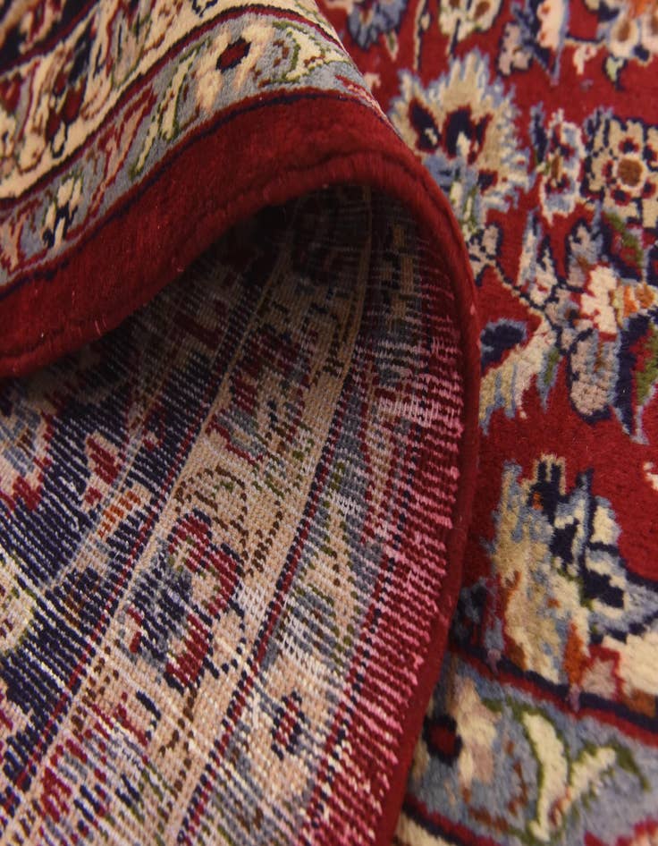 Detail image of  9' 9 x 13' 4  Hand Knotted Isfahan Persian Wool Rug