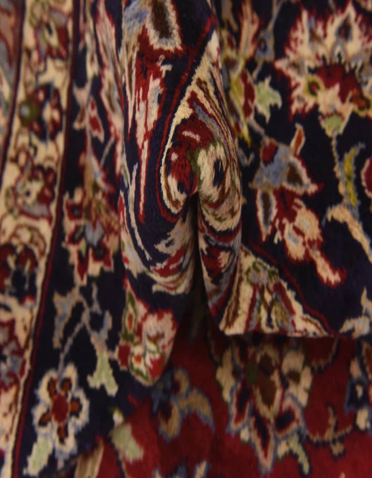 Detail image of  9' 9 x 13' 4  Hand Knotted Isfahan Persian Wool Rug