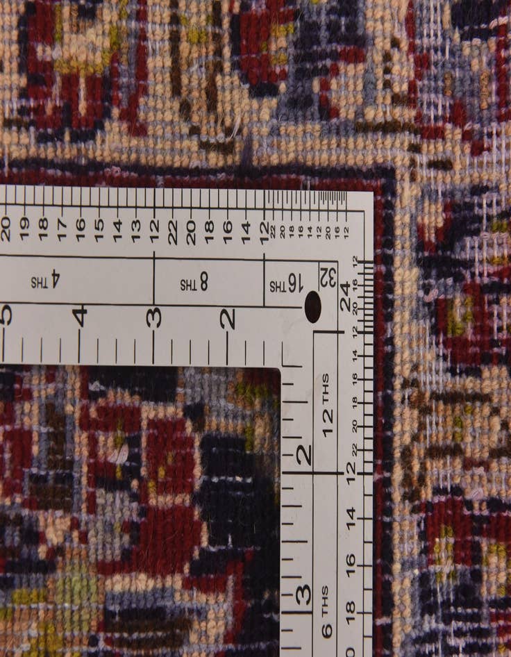 Detail image of  9' 9 x 13' 4  Hand Knotted Isfahan Persian Wool Rug