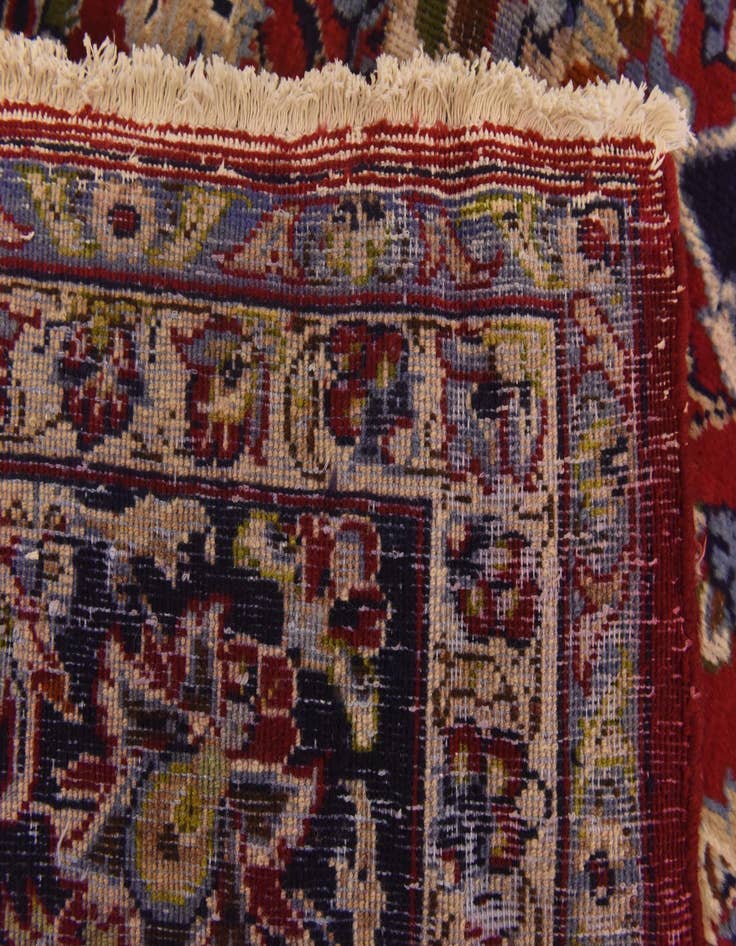 Detail image of  9' 9 x 13' 4  Hand Knotted Isfahan Persian Wool Rug