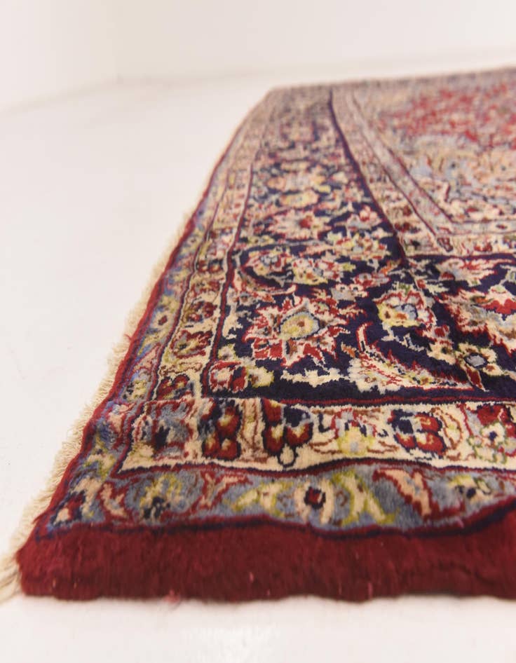 Detail image of  9' 9 x 13' 4  Hand Knotted Isfahan Persian Wool Rug