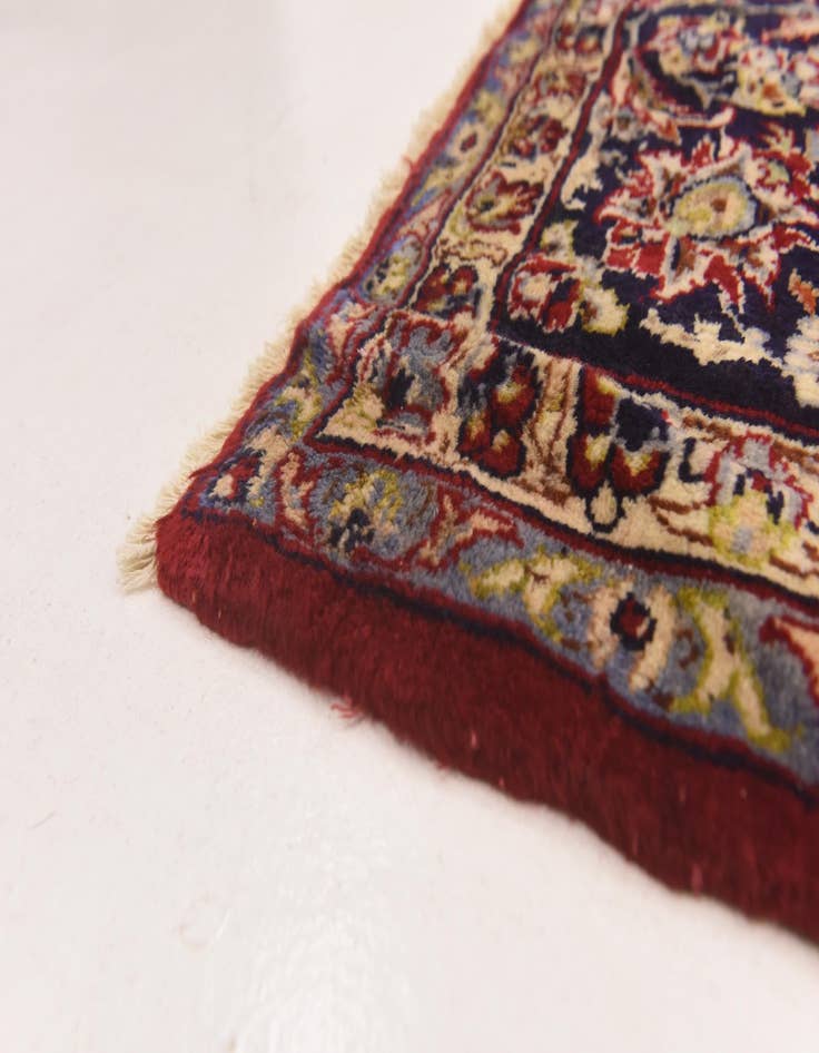 Detail image of  9' 9 x 13' 4  Hand Knotted Isfahan Persian Wool Rug