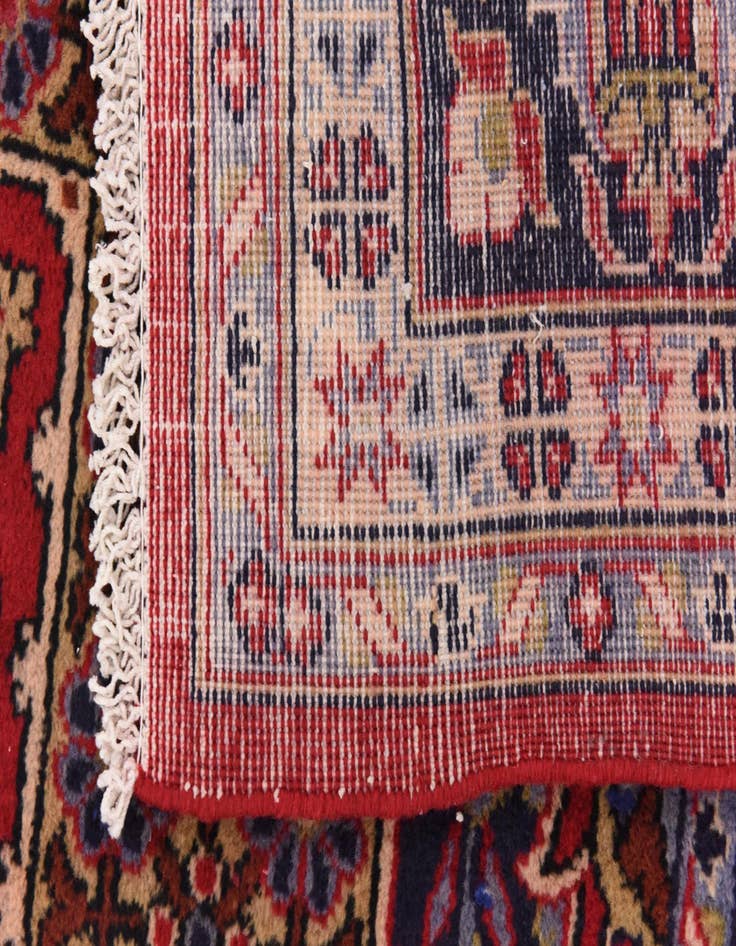 Detail image of  9' 7 x 13'  Hand Knotted Isfahan Persian Wool Rug