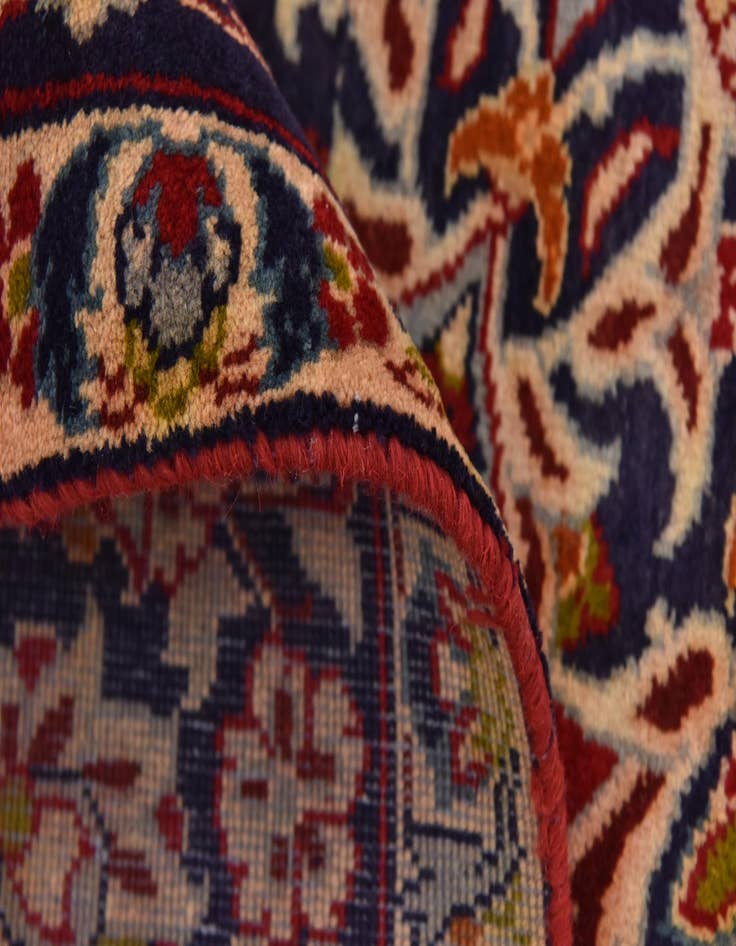 Detail image of  8' 10 x 12' 9  Hand Knotted Isfahan Persian Wool Rug