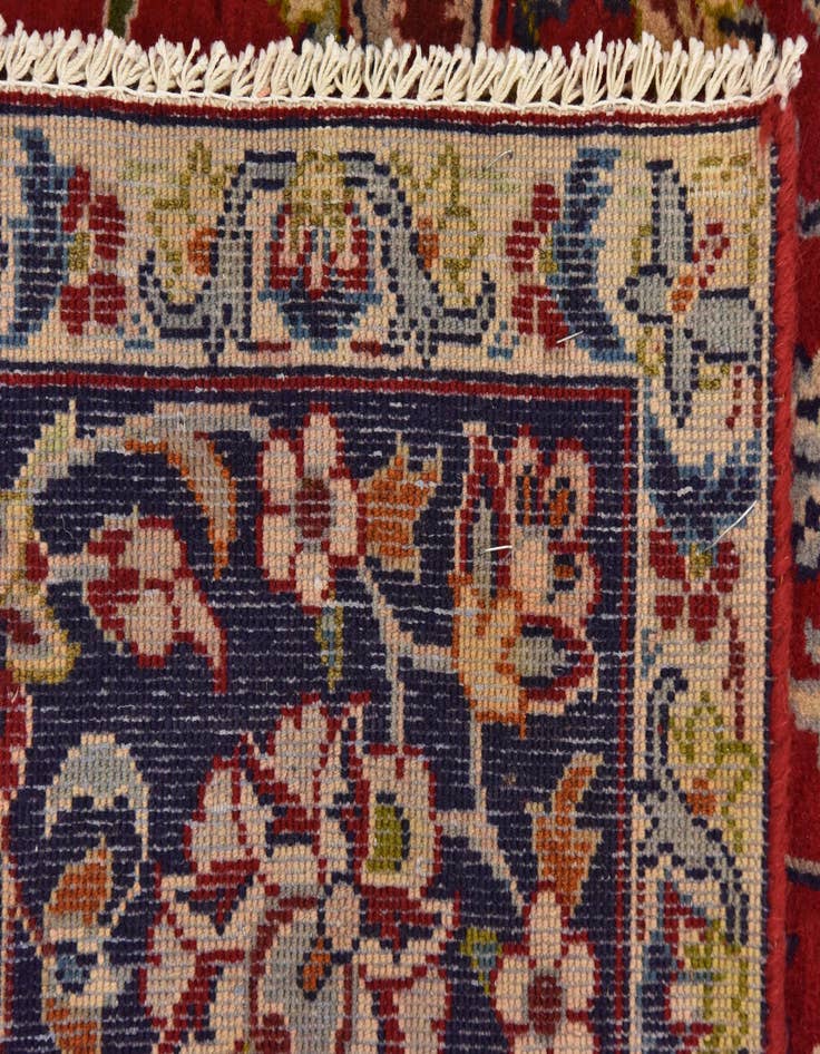 Detail image of  8' 10 x 12' 9  Hand Knotted Isfahan Persian Wool Rug