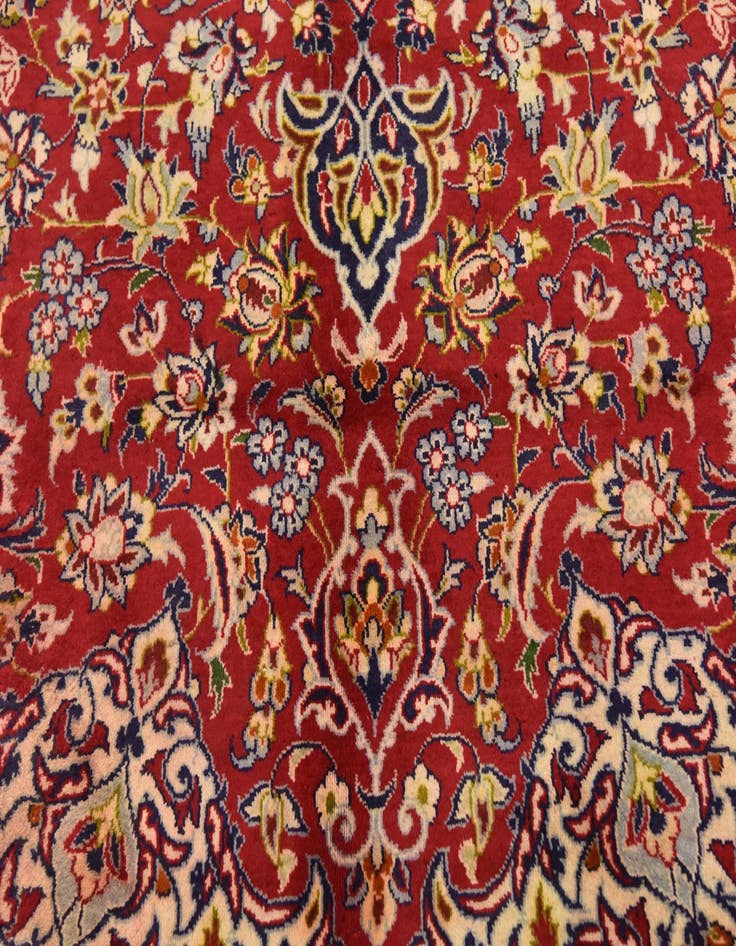Detail image of  8' 10 x 12' 9  Hand Knotted Isfahan Persian Wool Rug