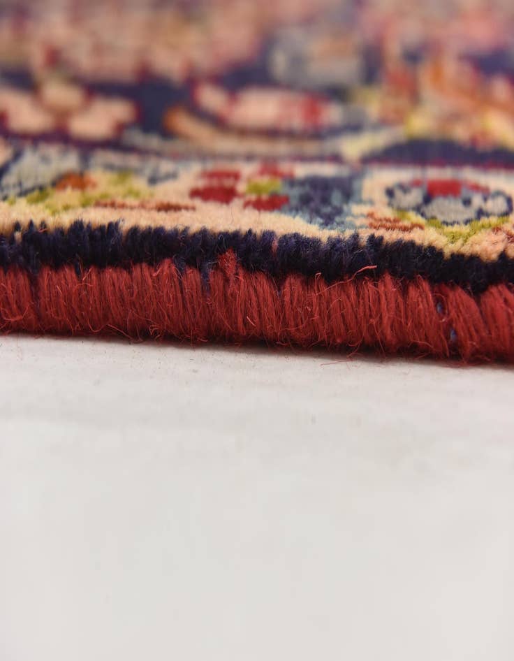 Detail image of  8' 10 x 12' 9  Hand Knotted Isfahan Persian Wool Rug