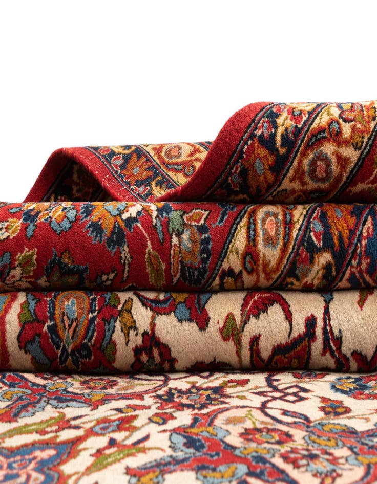 Detail image of  8' 7 x 12' 4 Isfahan Wool Rug