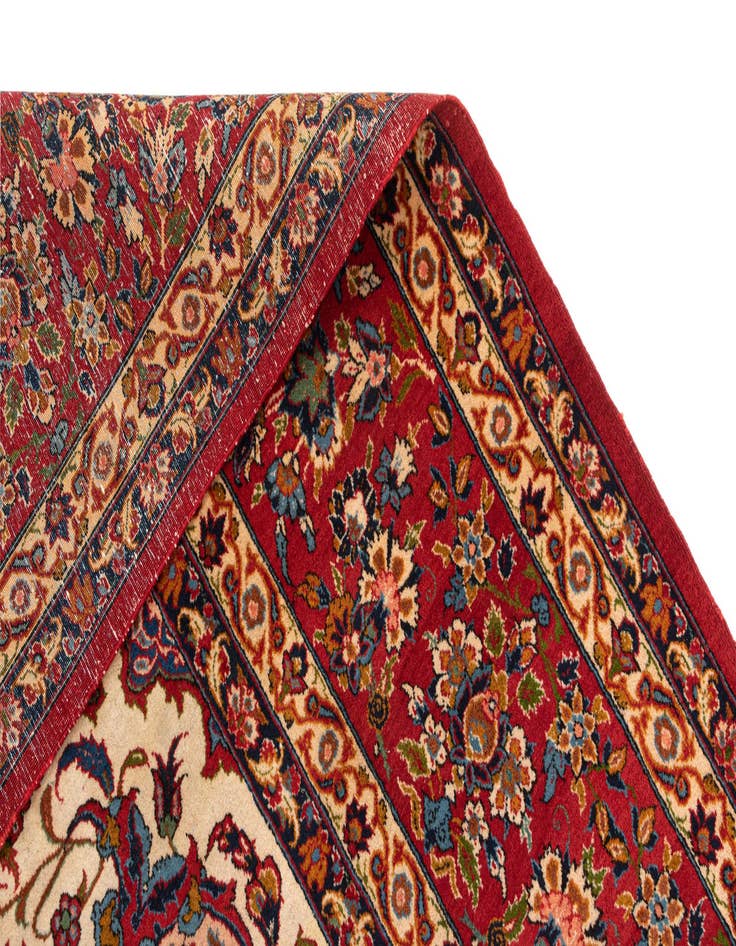 Detail image of  8' 7 x 12' 4 Isfahan Wool Rug