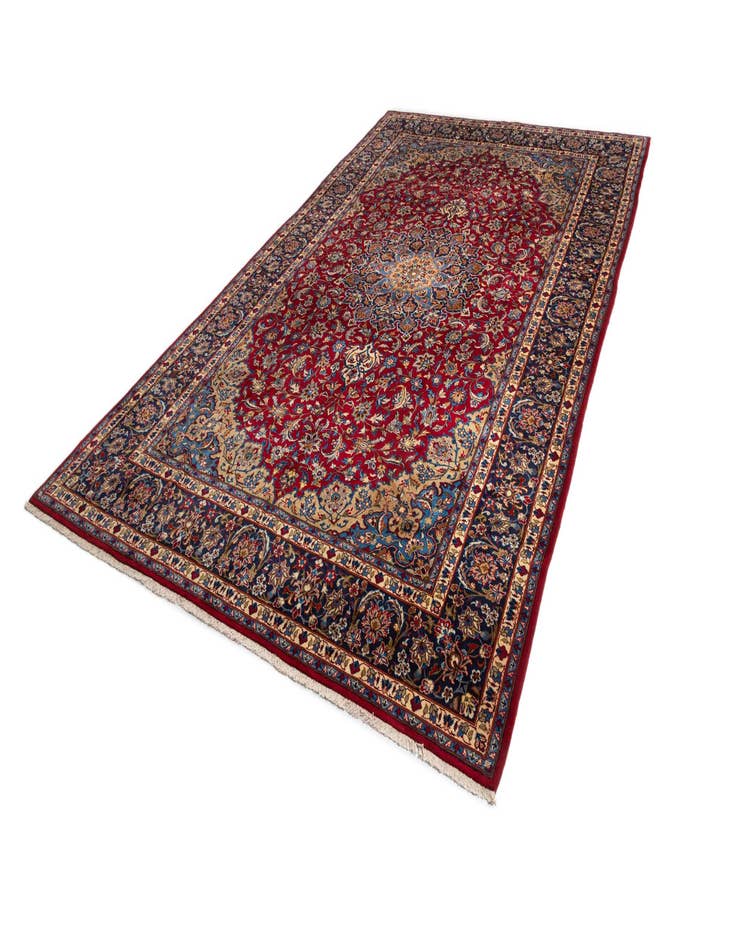 Detail image of  9' 9 x 15' 10 Isfahan Wool Rug