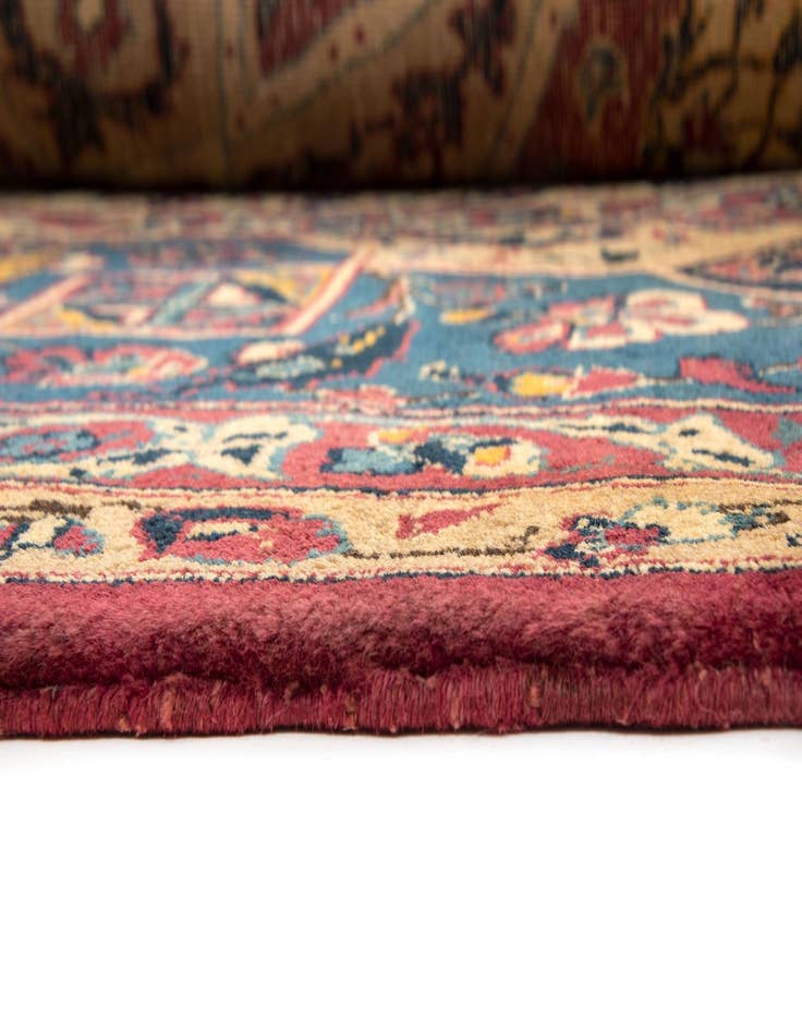 Detail image of  9' 10 x 12' 10  Hand Knotted Isfahan Persian Wool Rug