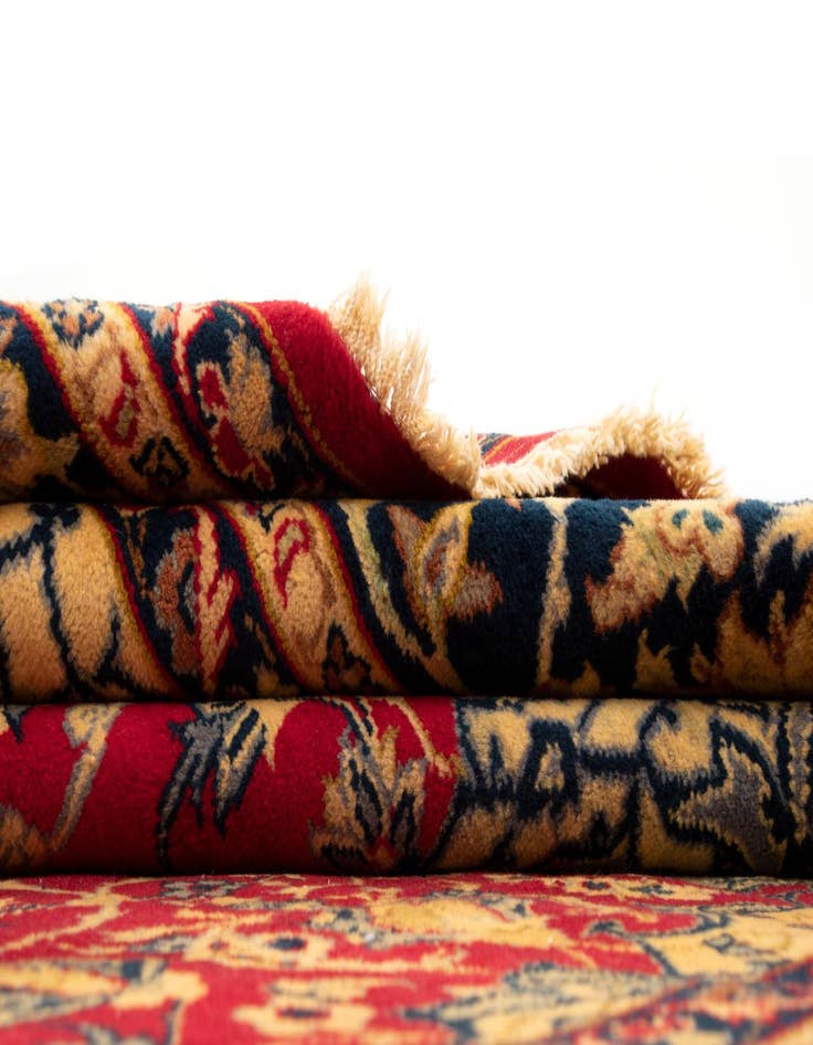 Detail image of  8' 10 x 12' 10  Hand Knotted Isfahan Persian Wool Rug