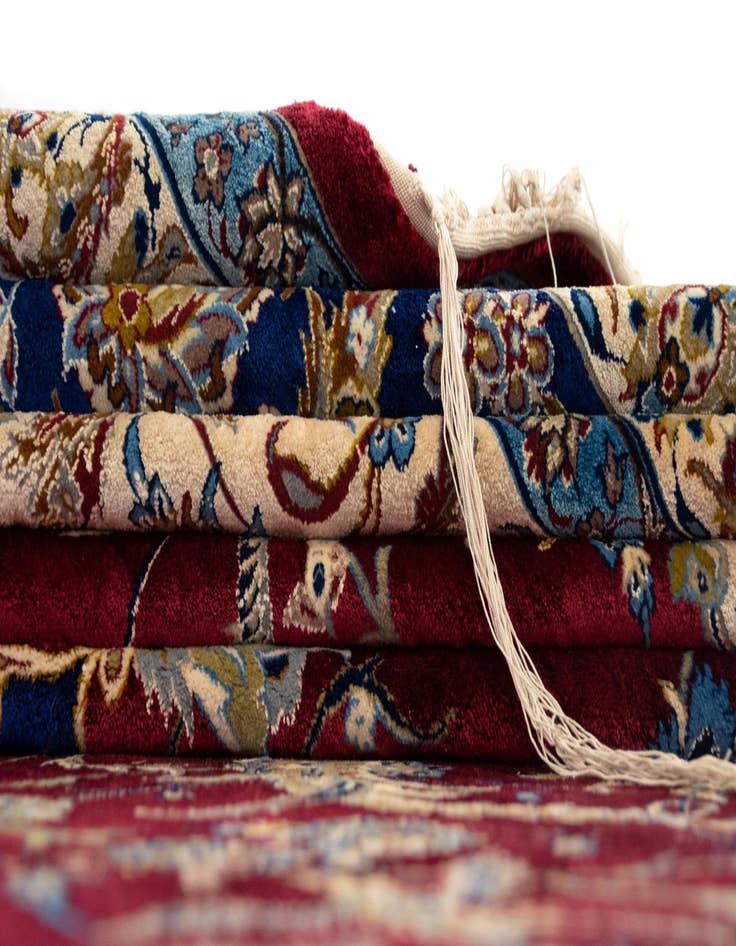 Detail image of  11' 6 x 16' 9  Hand Knotted Isfahan Persian Rug