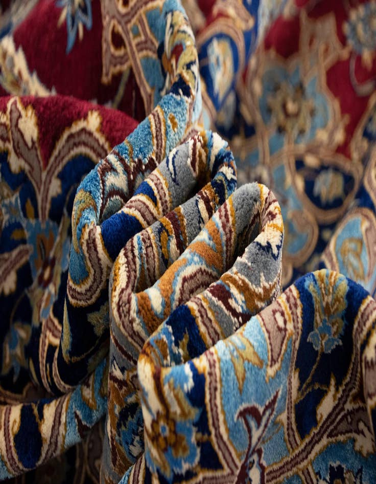 Detail image of  11' 6 x 16' 9  Hand Knotted Isfahan Persian Rug