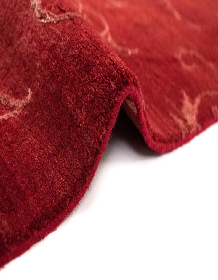 Detail image of  5' 2 x 7' 9  Hand Knotted Isfahan Persian Rug