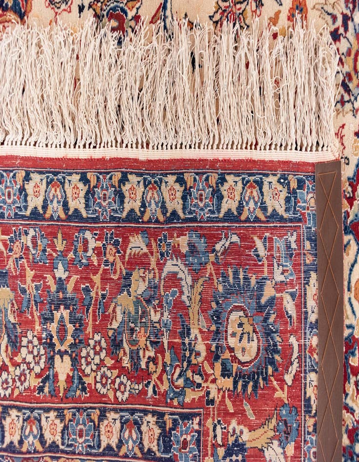 Detail image of  4' 8 x 7' 1 Isfahan Wool Rug