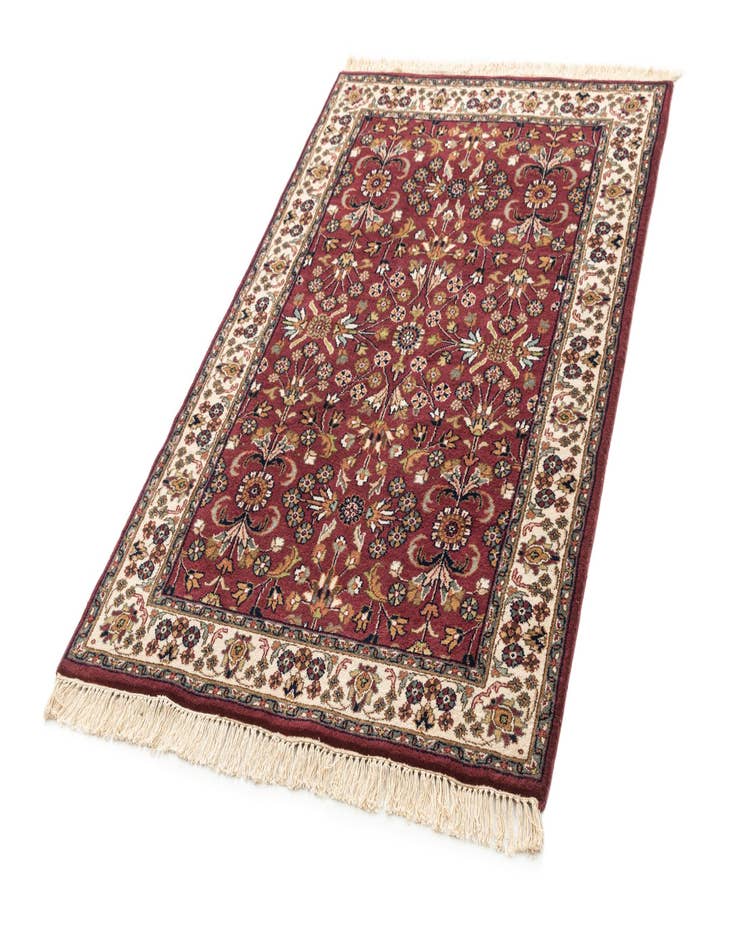 Detail image of  4' x 6'  Hand Knotted Isfahan Wool Rug