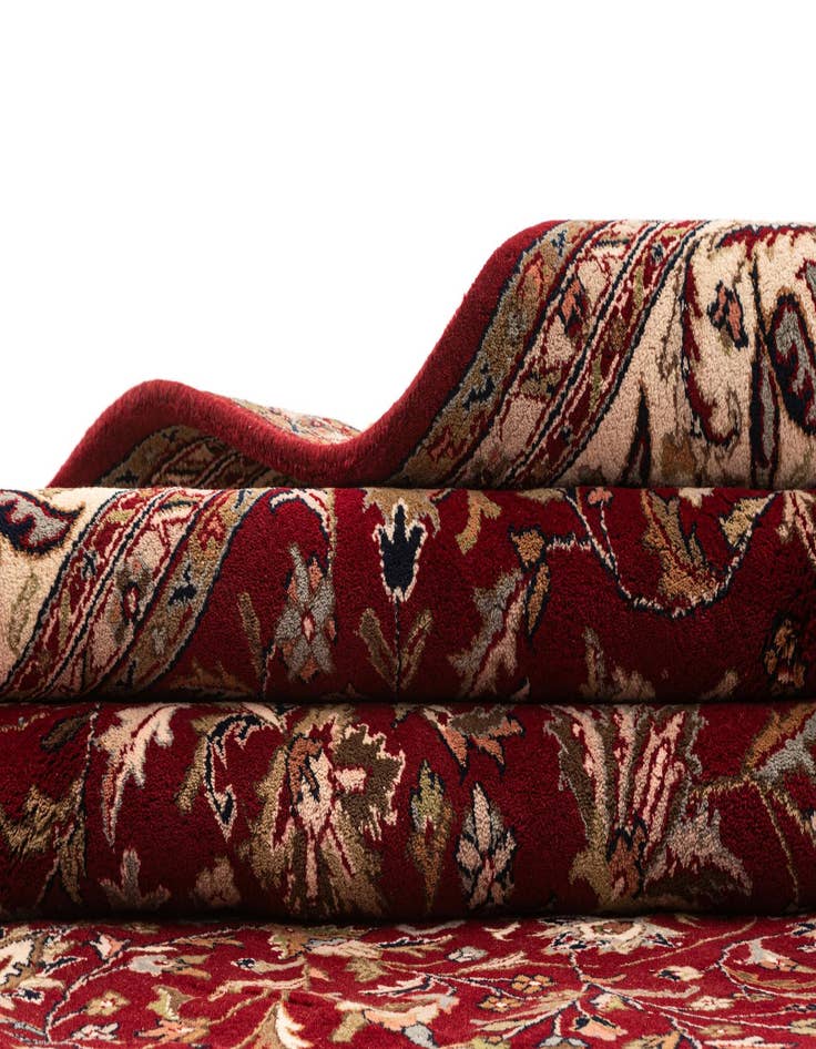 Detail image of  8' x 11' 3  Hand Knotted Isfahan Wool Rug