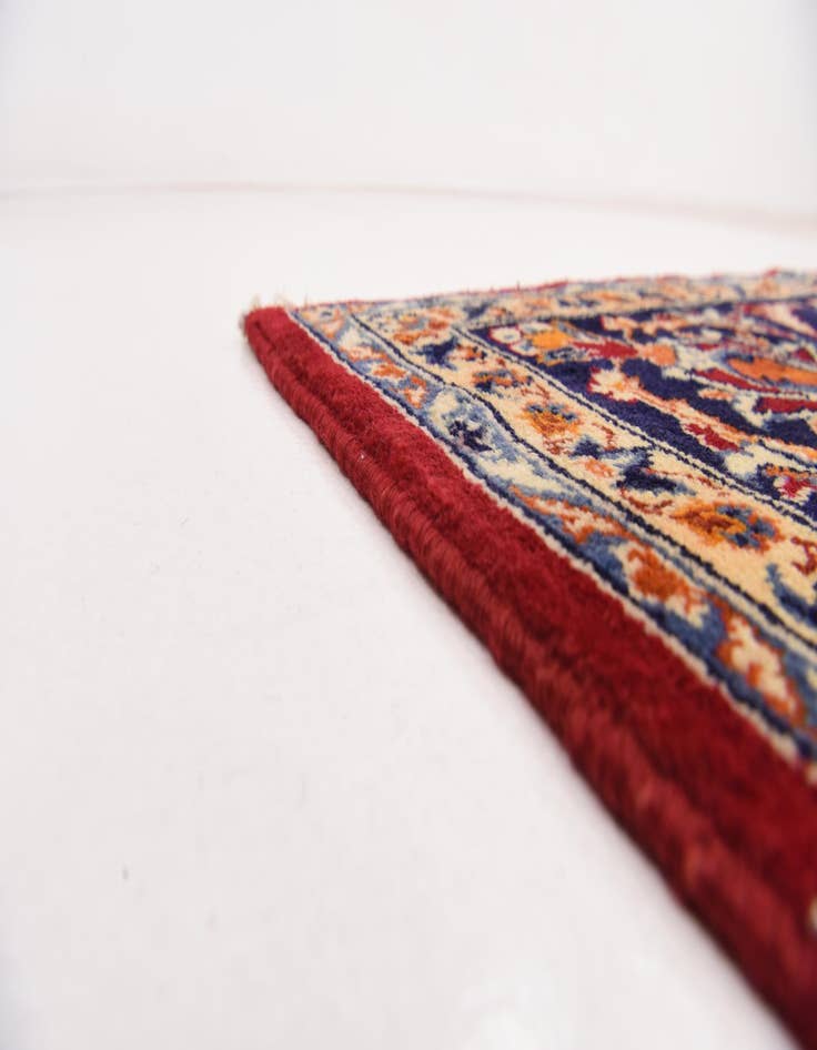 Detail image of  9' 9 x 13'  Hand Knotted Isfahan Persian Wool Rug