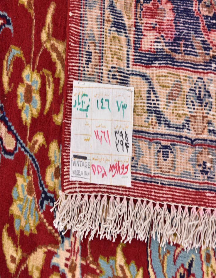 Detail image of  9' 8 x 12' 9  Hand Knotted Isfahan Persian Wool Rug