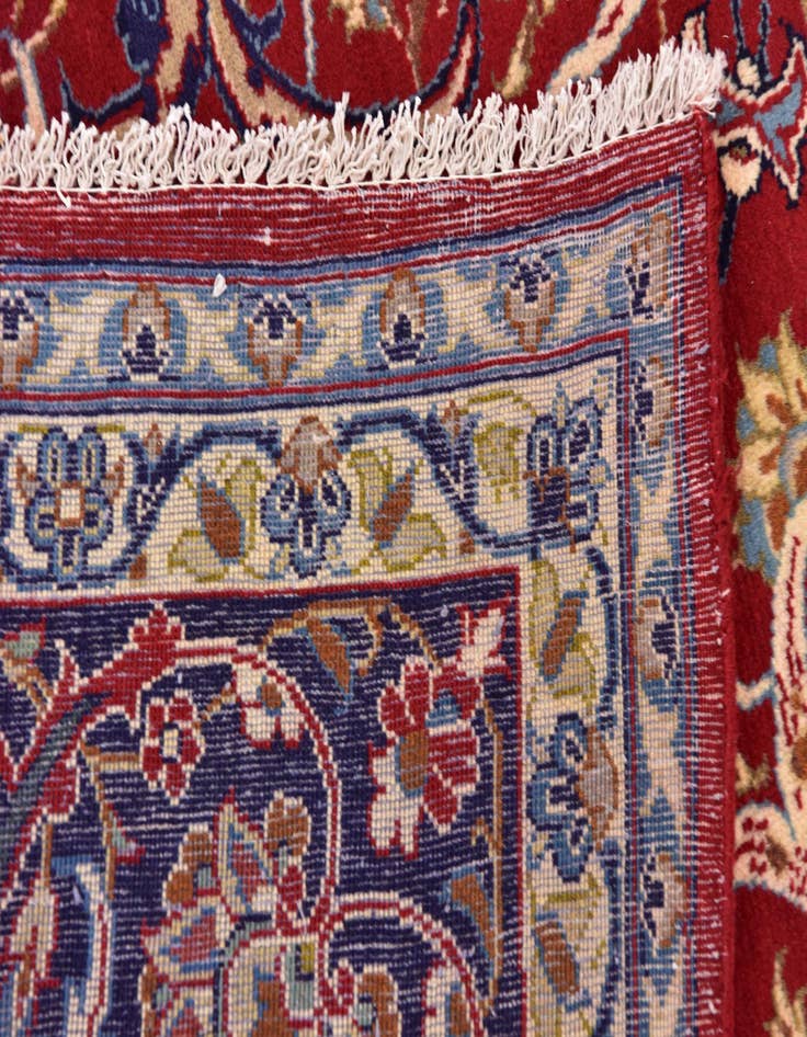 Detail image of  9' 8 x 12' 9  Hand Knotted Isfahan Persian Wool Rug