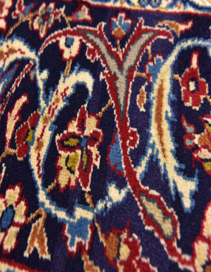 Detail image of  9' 8 x 12' 9  Hand Knotted Isfahan Persian Wool Rug
