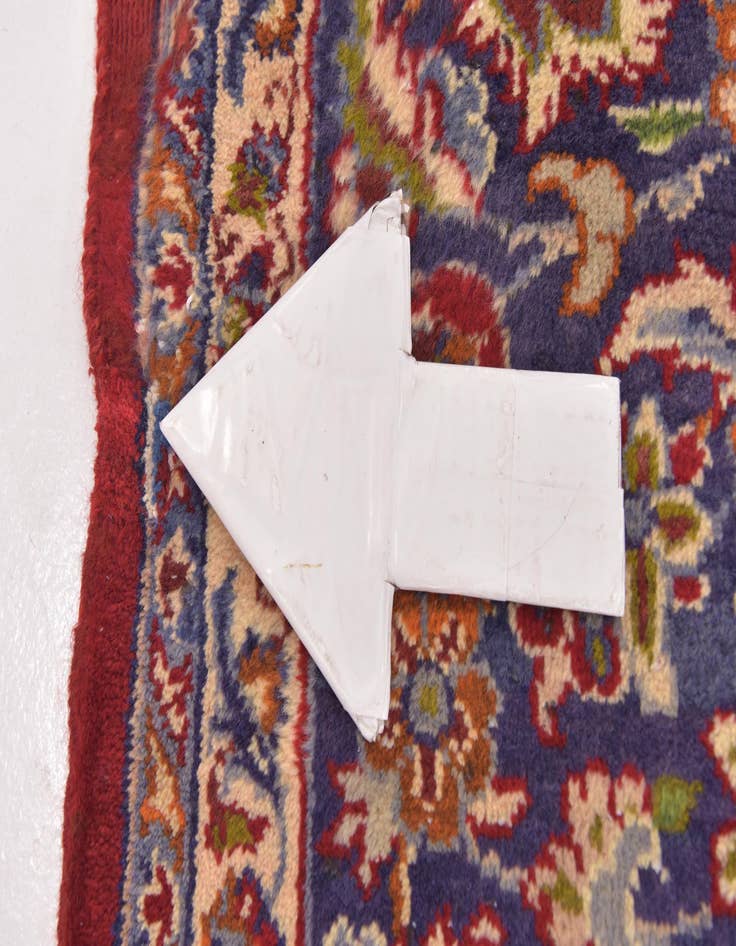 Detail image of  9' 10 x 13' 2  Hand Knotted Isfahan Persian Wool Rug