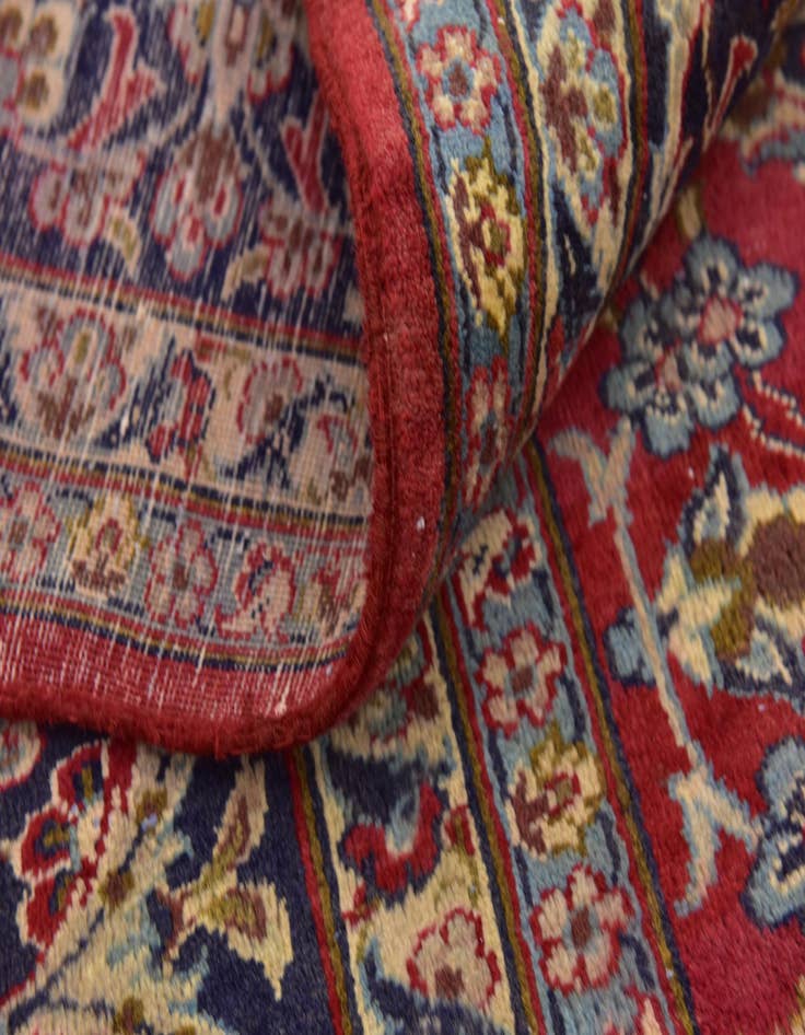 Detail image of  10' x 13' 4  Hand Knotted Isfahan Persian Wool Rug