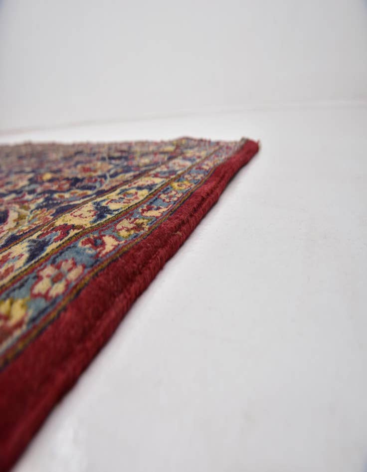 Detail image of  10' x 13' 4  Hand Knotted Isfahan Persian Wool Rug