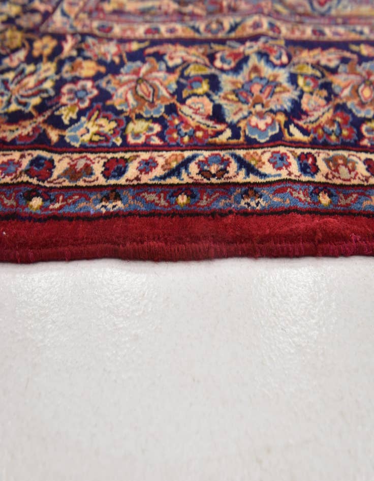 Detail image of  9' 8 x 13' 3  Hand Knotted Isfahan Persian Wool Rug