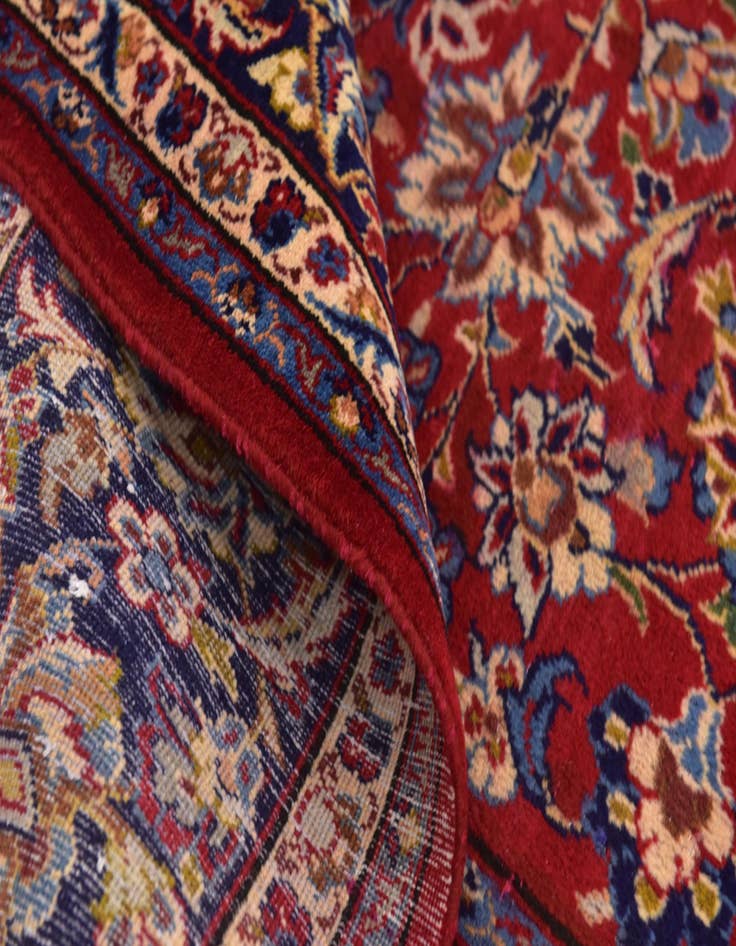 Detail image of  9' 8 x 13' 3  Hand Knotted Isfahan Persian Wool Rug