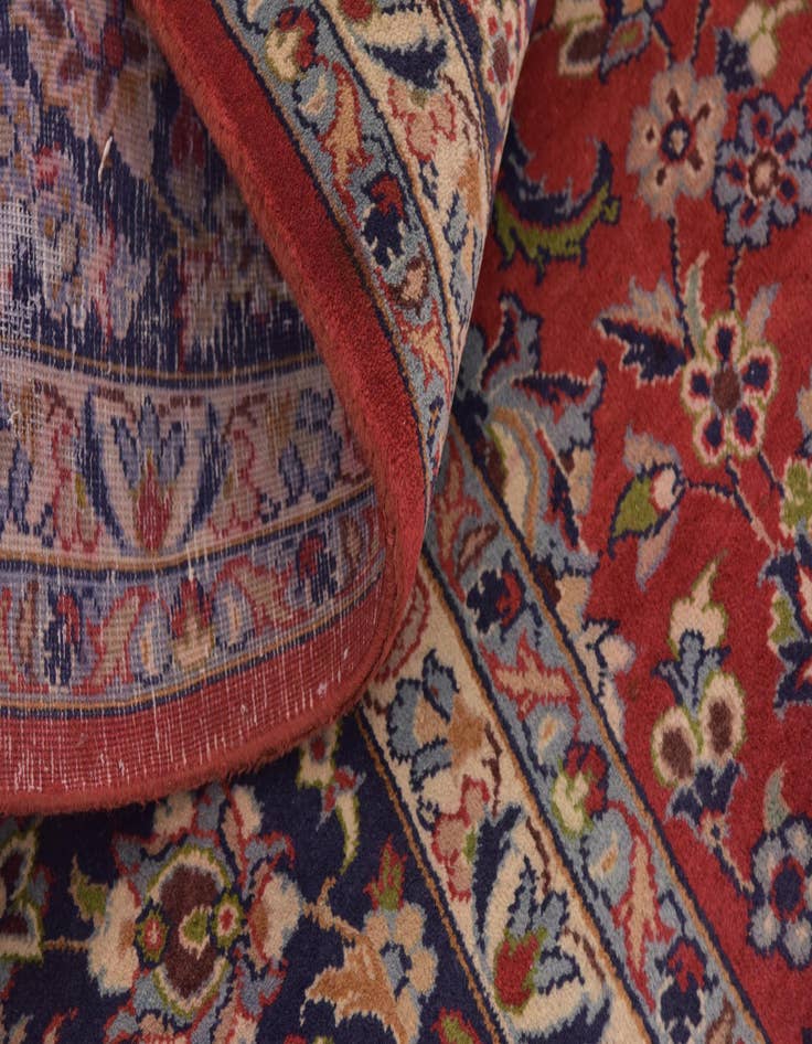 Detail image of  9' 9 x 12' 8  Hand Knotted Isfahan Persian Wool Rug