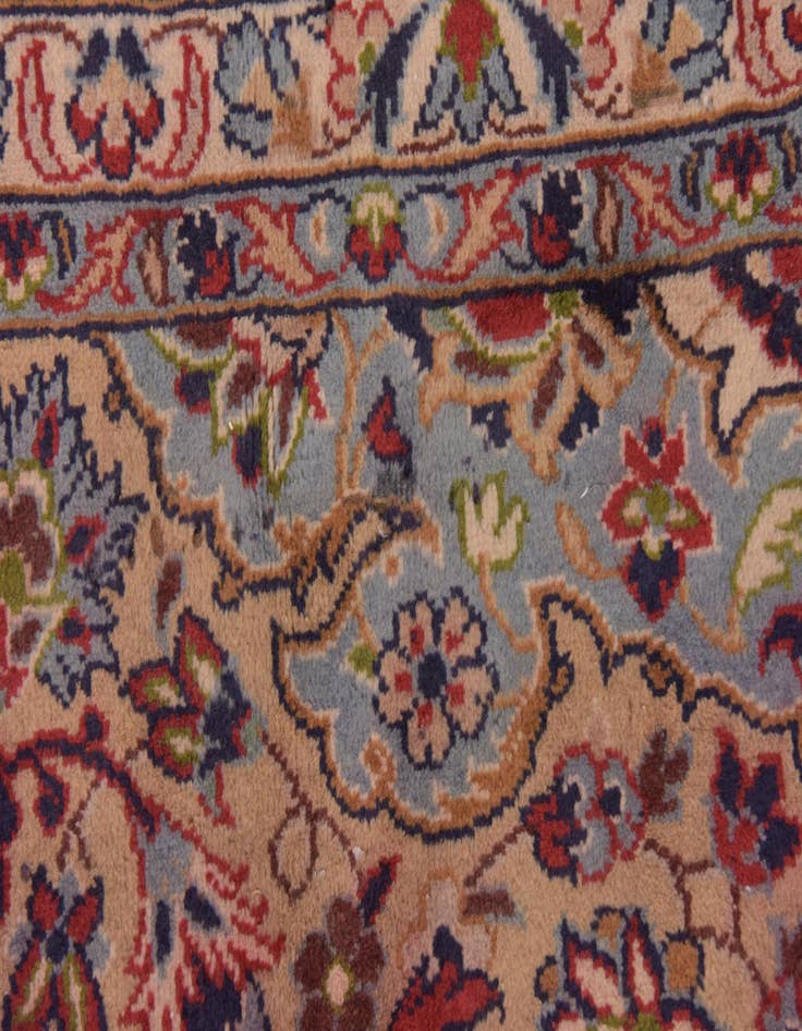 Detail image of  9' 9 x 12' 8  Hand Knotted Isfahan Persian Wool Rug