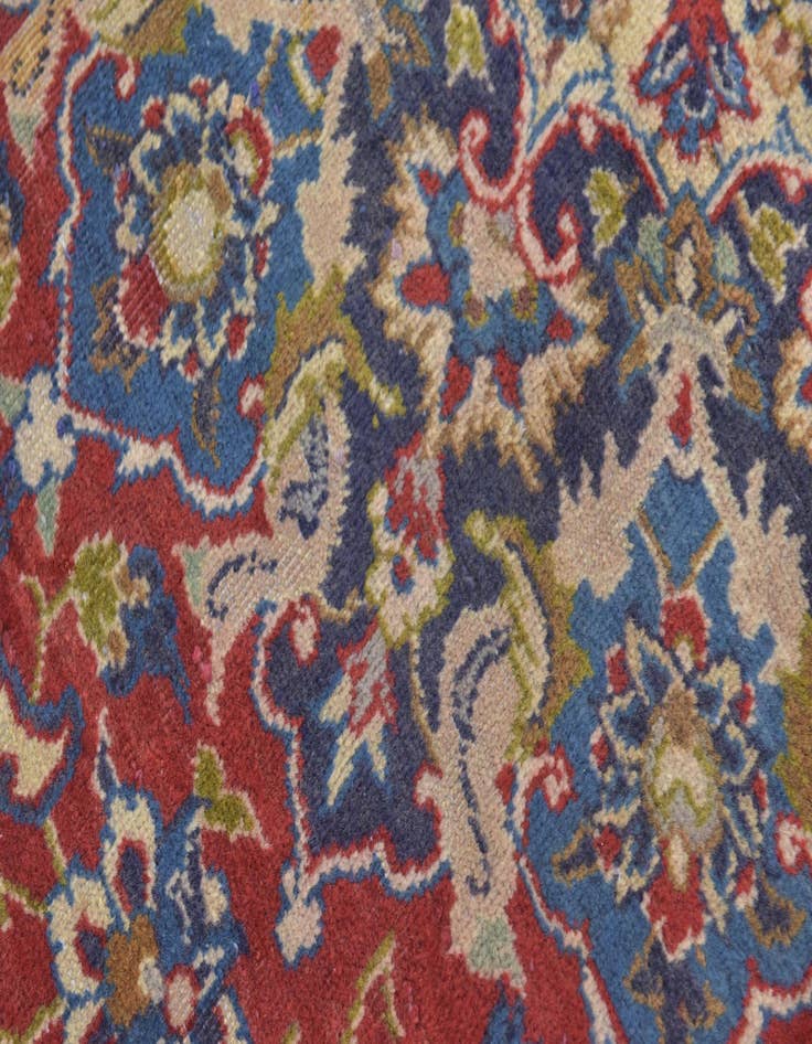 Detail image of  10' x 13' 4  Hand Knotted Isfahan Persian Wool Rug