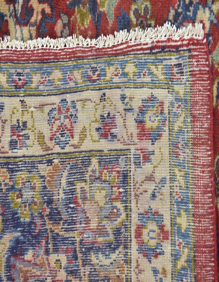 Detail image of  10' x 13' 4  Hand Knotted Isfahan Persian Wool Rug