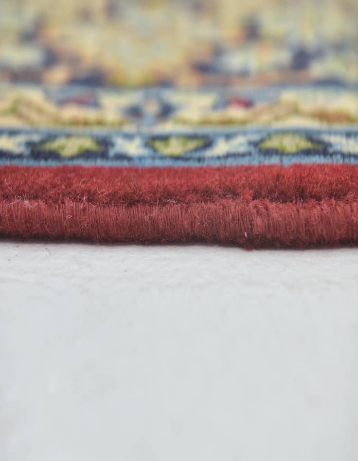 Detail image of  9' 6 x 13'  Hand Knotted Isfahan Persian Wool Rug