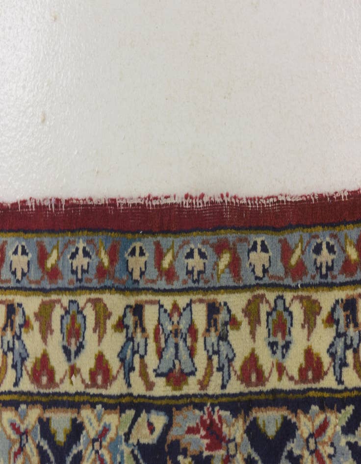 Detail image of  9' 4 x 13' 7  Hand Knotted Isfahan Persian Wool Rug