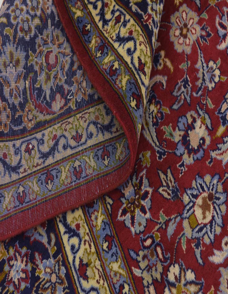 Detail image of  9' 6 x 13' 6  Hand Knotted Isfahan Persian Wool Rug