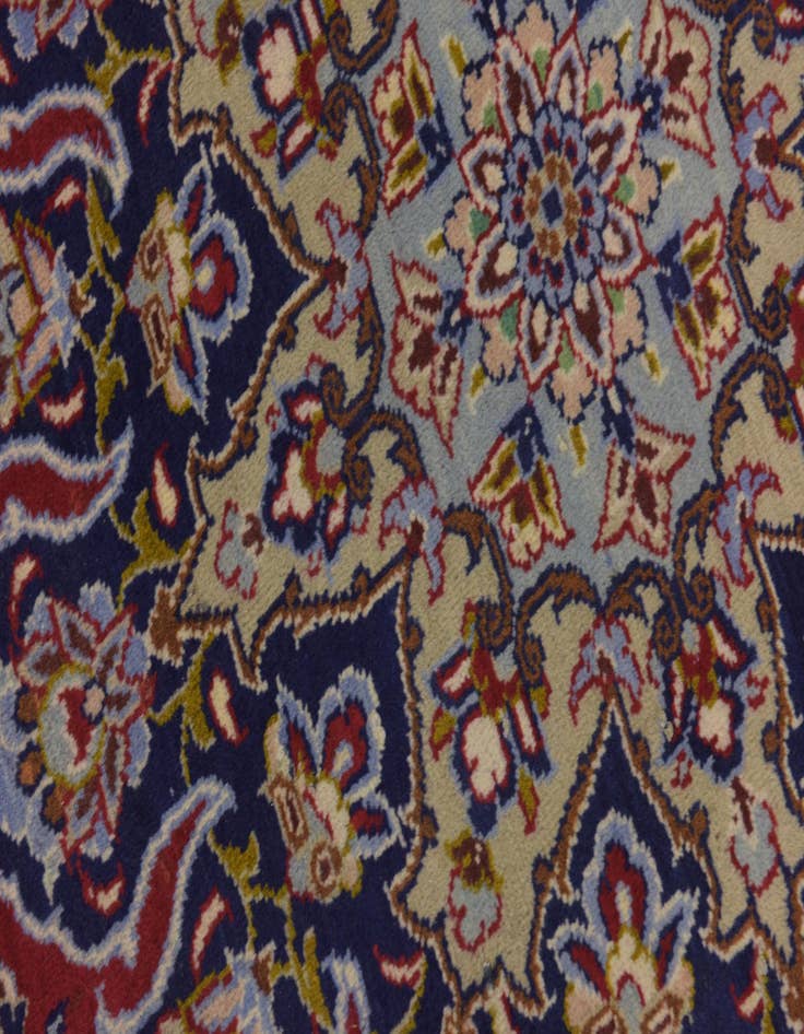 Detail image of  9' 6 x 13' 6  Hand Knotted Isfahan Persian Wool Rug