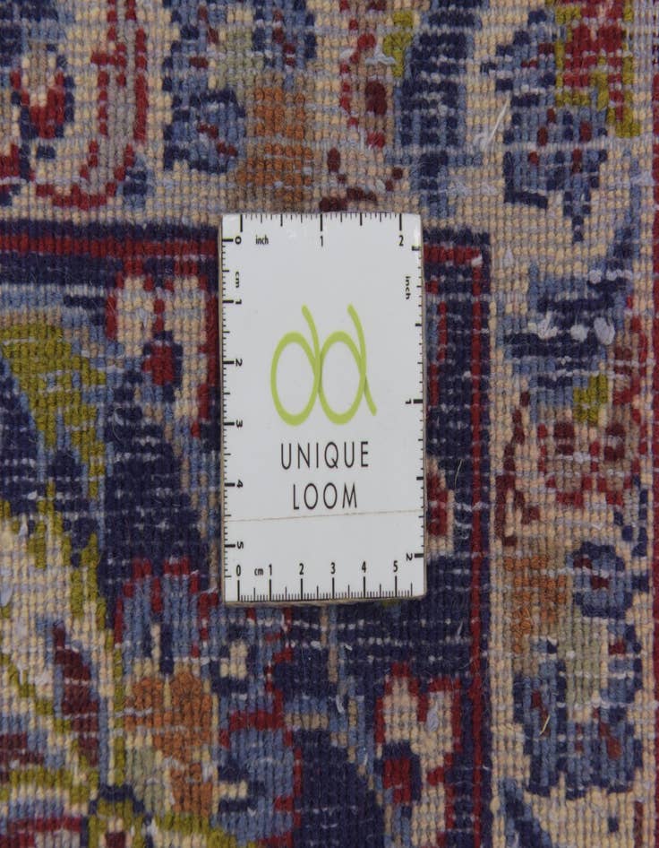 Detail image of  9' 7 x 13'  Hand Knotted Isfahan Persian Wool Rug