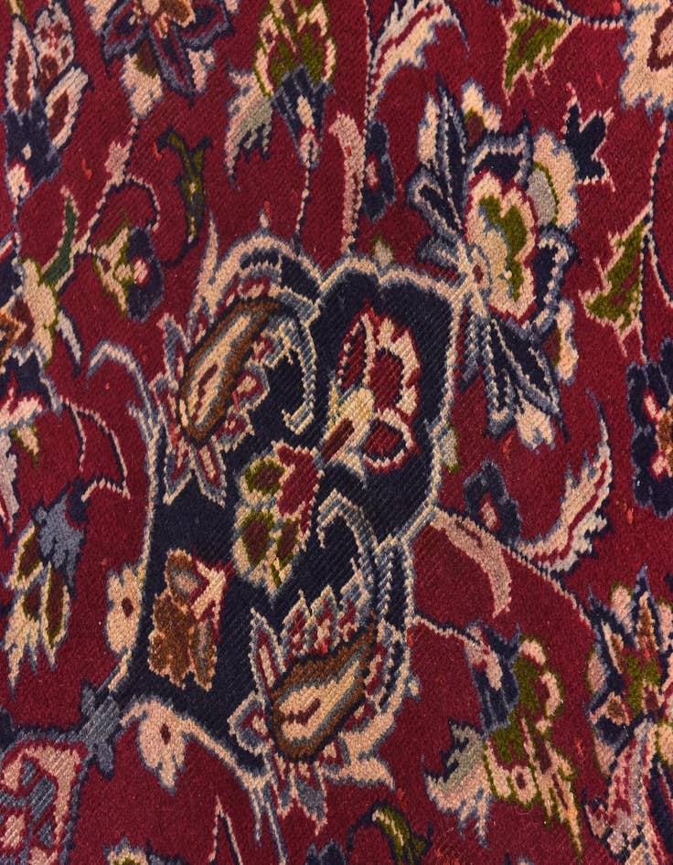 Detail image of  9' 7 x 12' 10  Hand Knotted Isfahan Persian Wool Rug