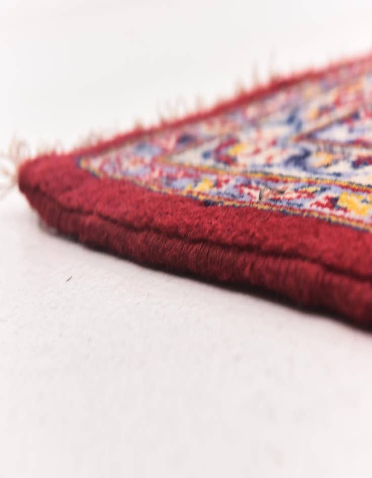 Detail image of 9' 9 x 13' Hand Knotted Isfahan Persian Wool Rug