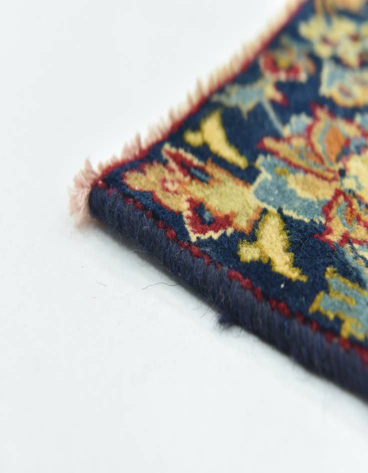 Detail image of  6' 4 x 9' 2  Hand Knotted Isfahan Persian Wool Rug