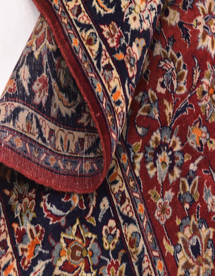 Detail image of  9' 10 x 13' 3  Hand Knotted Isfahan Persian Wool Rug